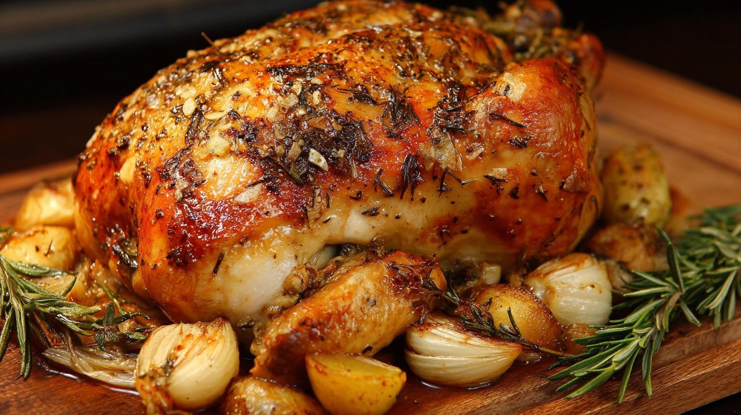 Tradiční pečené kuře s kmínem, cibulí a česnekem bez námahy. Postup, který nezabere čas
