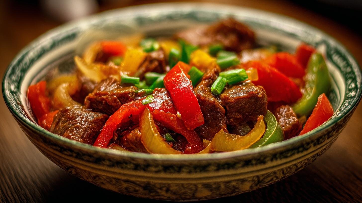 Hovězí guláš: hovězí, cibule a paprika — tajný krok. Tajný krok, který změní celý výsledek