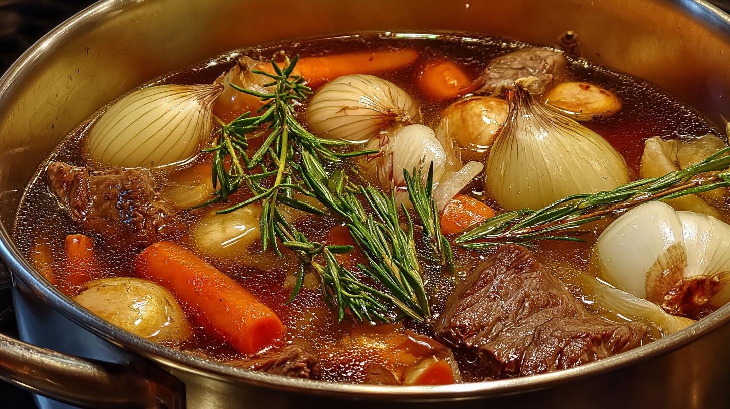Proč někdy selže vývar z hovězího masa, cibule a mrkve. Okamžité opravy v kuchyni