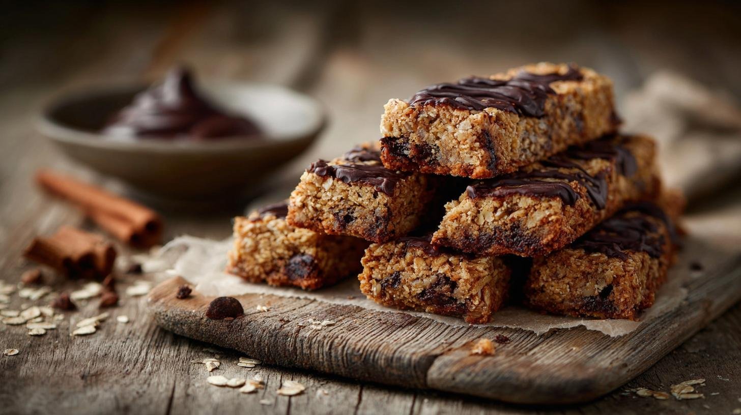 Praktické ovesné řezy s čokoládou, máslem a skořicí bez námahy