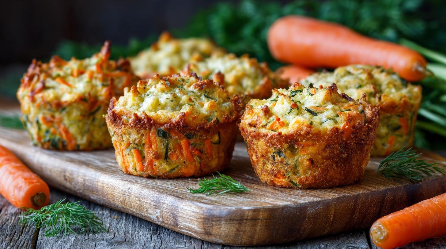Zeleninové muffiny s mrkví a moukou bez zbytečných omylů. Postup krok za krokem