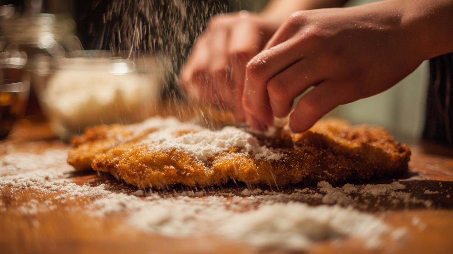 Jak připravit tradiční český řízek, který neztratí křupavost. Obalování jako ruční práce