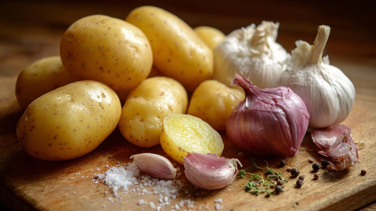 Tajemství křehkých brambor s cibulí, česnekem a máslem – znáte ho. Proč právě kombinace cibule, česneku a másla funguje