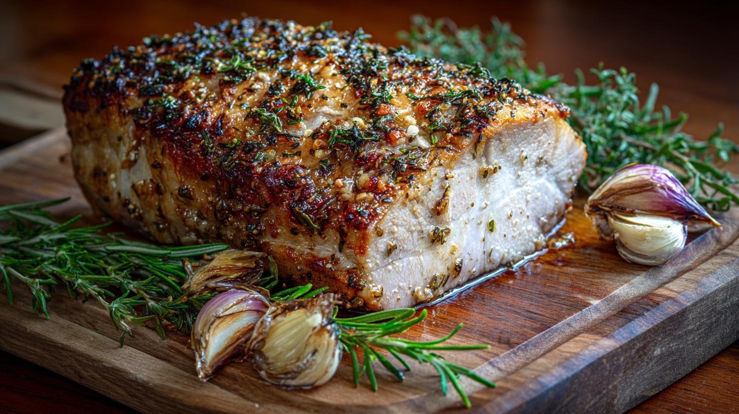 Pečené vepřové s kmínem a česnekem – chuť domova, která nezklame