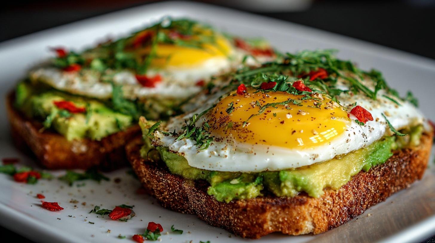 Toasty s avokádem a vajíčkem – snídaně, kterou zvládne každý