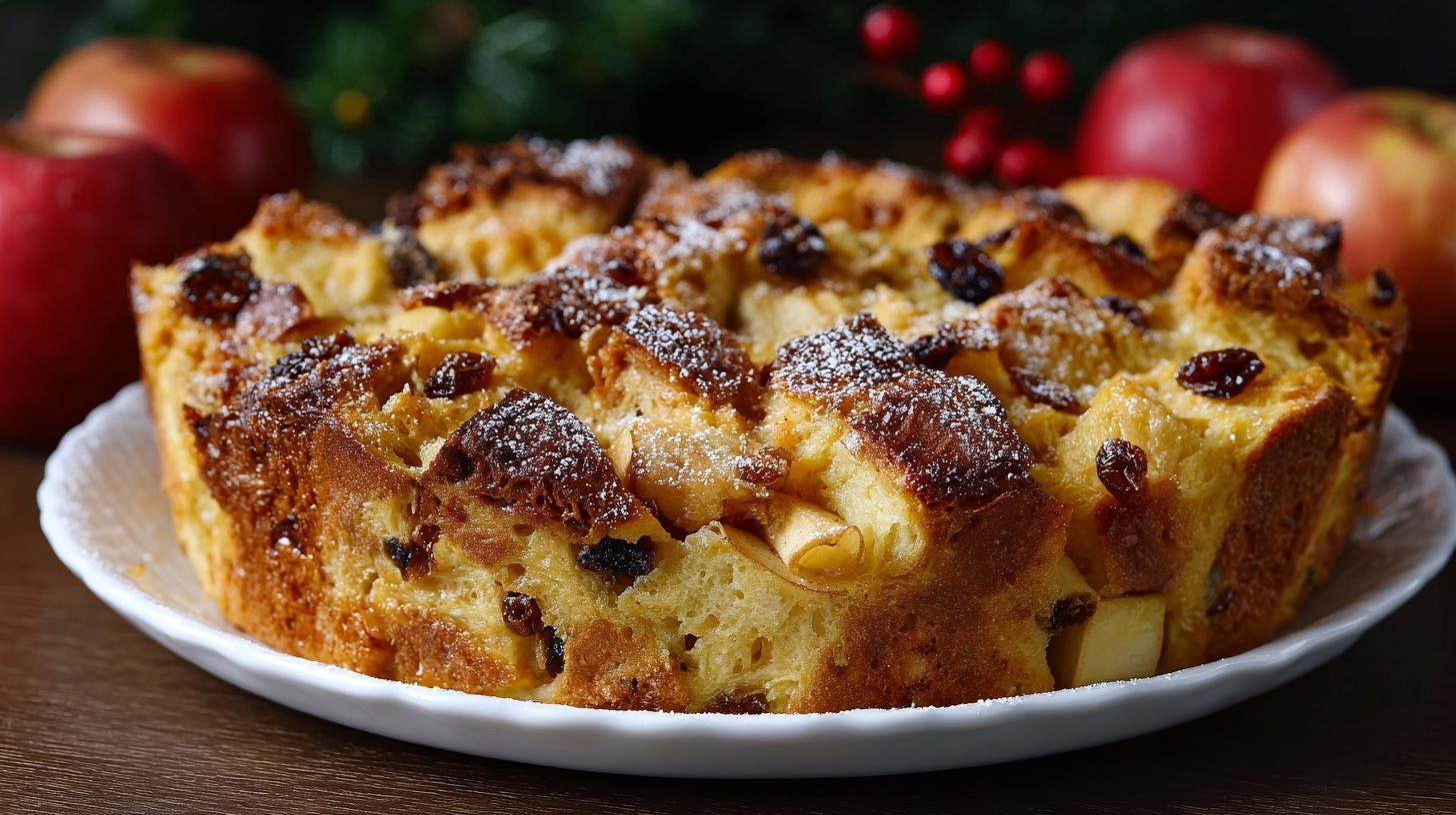 Žemlovka s rozinkami, jablky a vanilkovým cukrem bez másla. Proč zvolit tuto úpravu