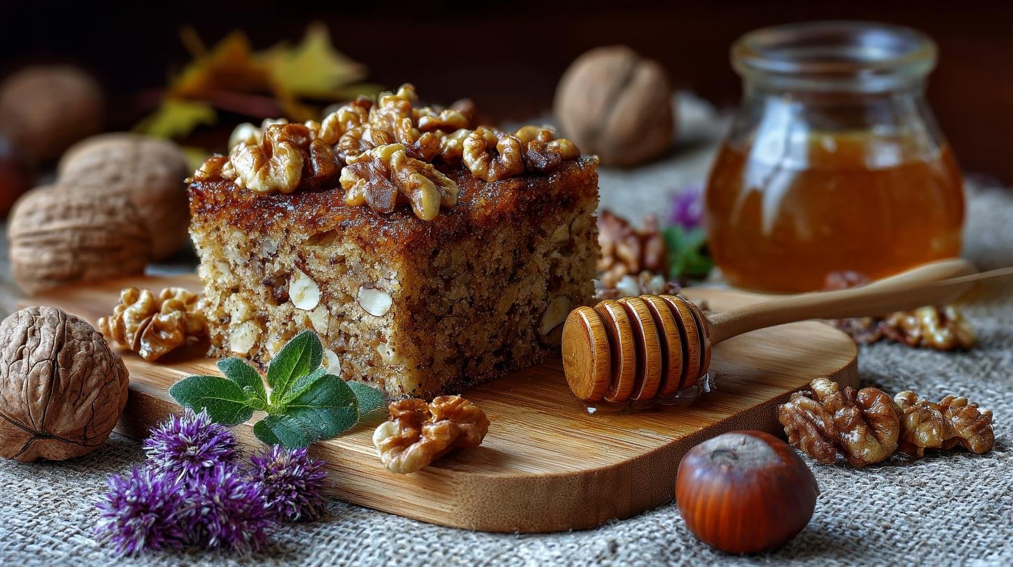 Vlašské ořechy a med — koláč, který voní jako podzim. Skladování, úspory a pár kulinářských triků