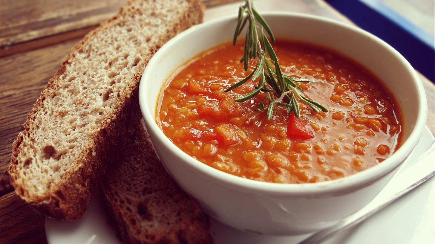 Jednoduchá polévka z čočky, rajčat a cibule pro každý den. Proč si ji zamilujete