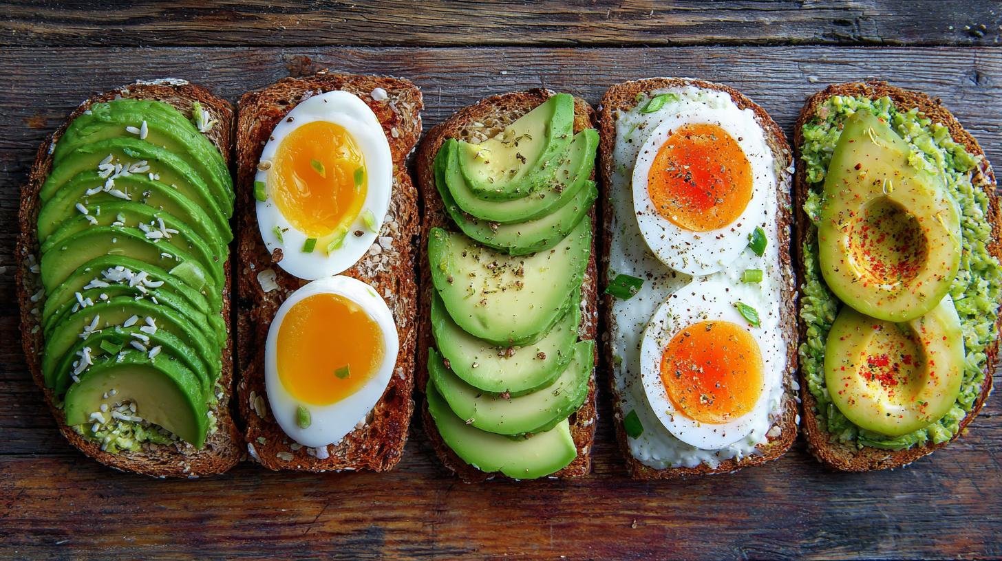 Snack: celozrnný chléb, avokádo, vejce — vláknina, energie. Varianty, které překvapí
