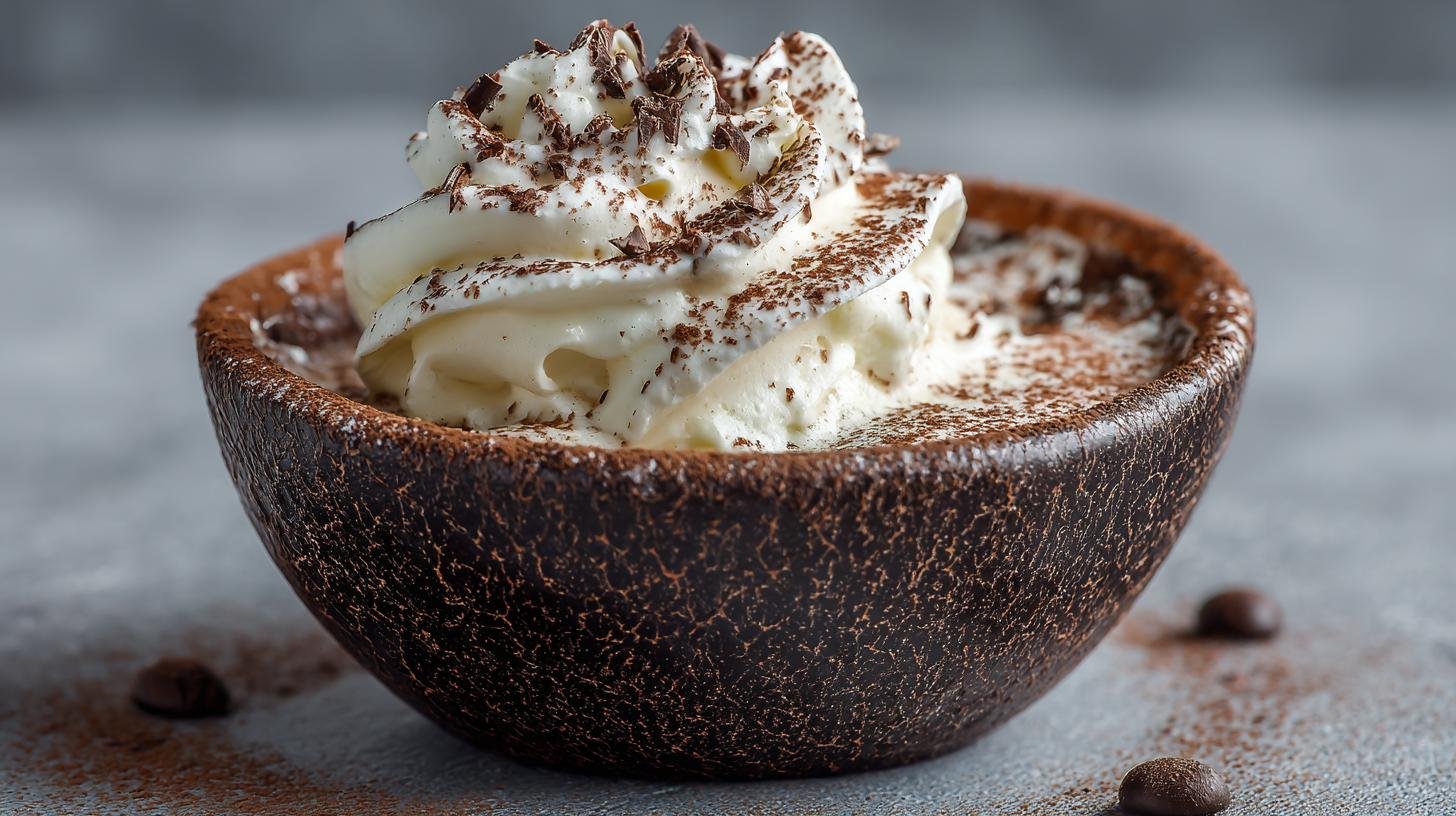 Čokoládový pohár se smetanou a kakaem jako rychlá sladká radost. Příprava za pět minut