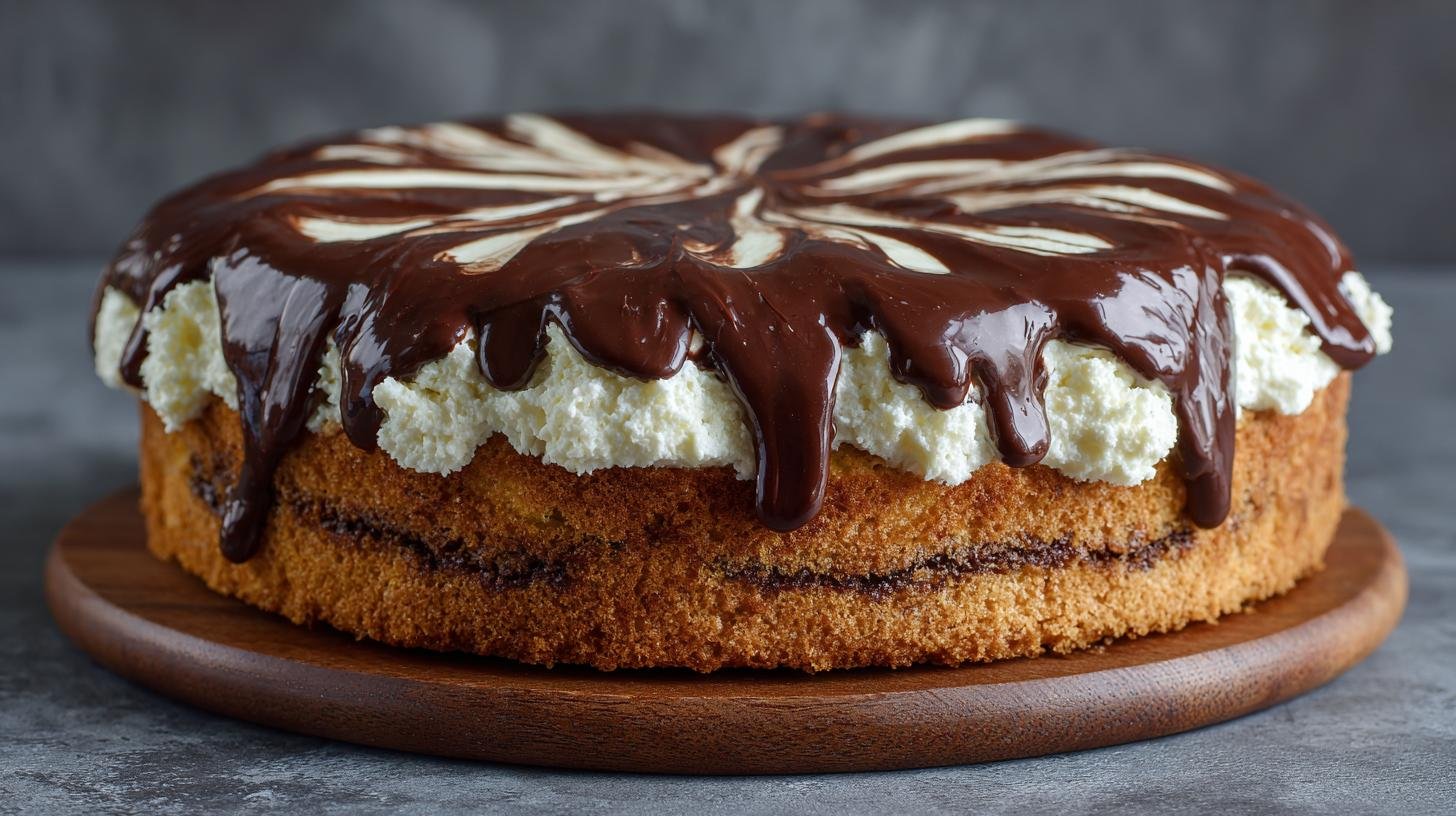 Domácí dort s čokoládou a tvarohem, který se vždy povede