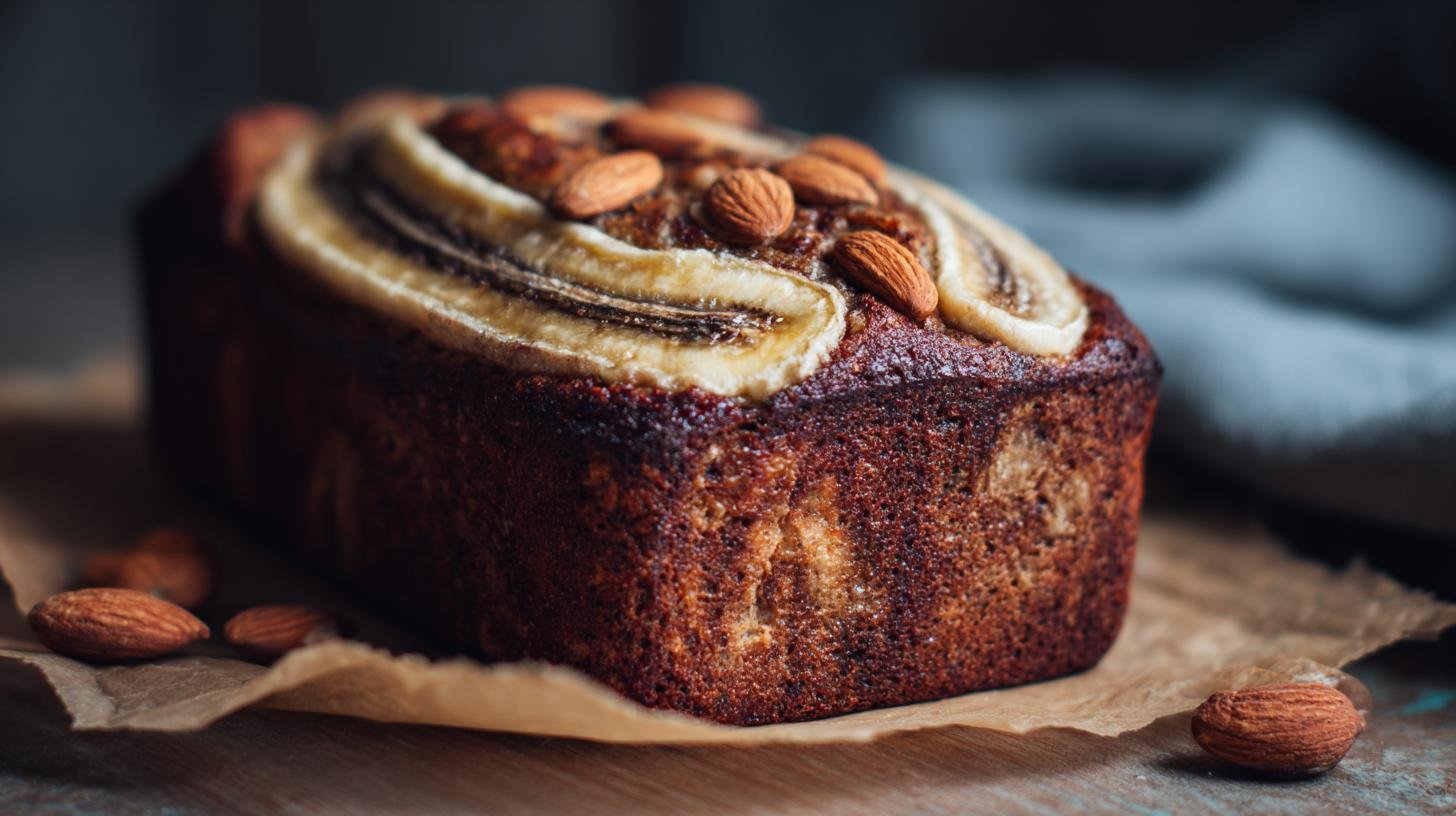 Bezlepkový banánový chléb s mandlovou moukou a vejci
