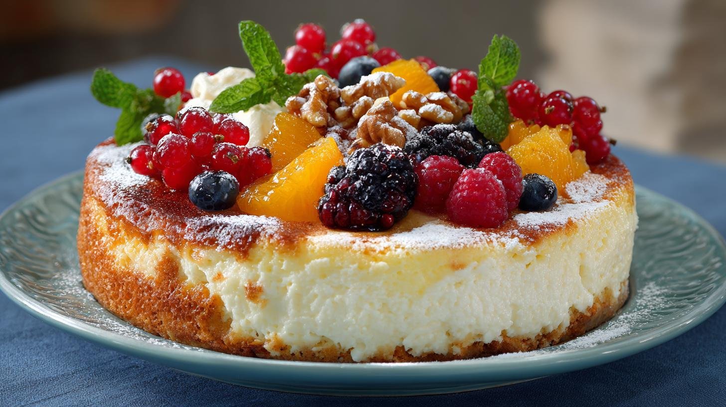 Rychlý tvarohový koláč s ovocem na víkend. Varianty a chytré úspory