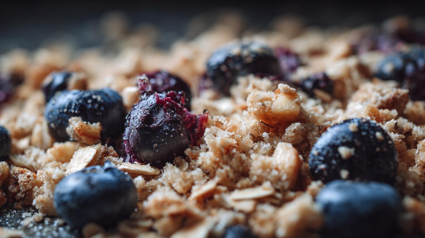 Křupavý crumble: borůvky, ovesné vločky a máslo za pár minut. Proč tahle kombinace funguje