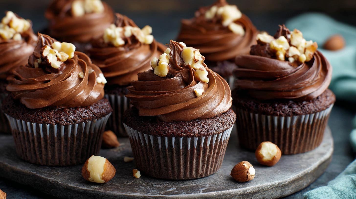 Rychlé košíčky s čokoládou a ořechy bez složité práce