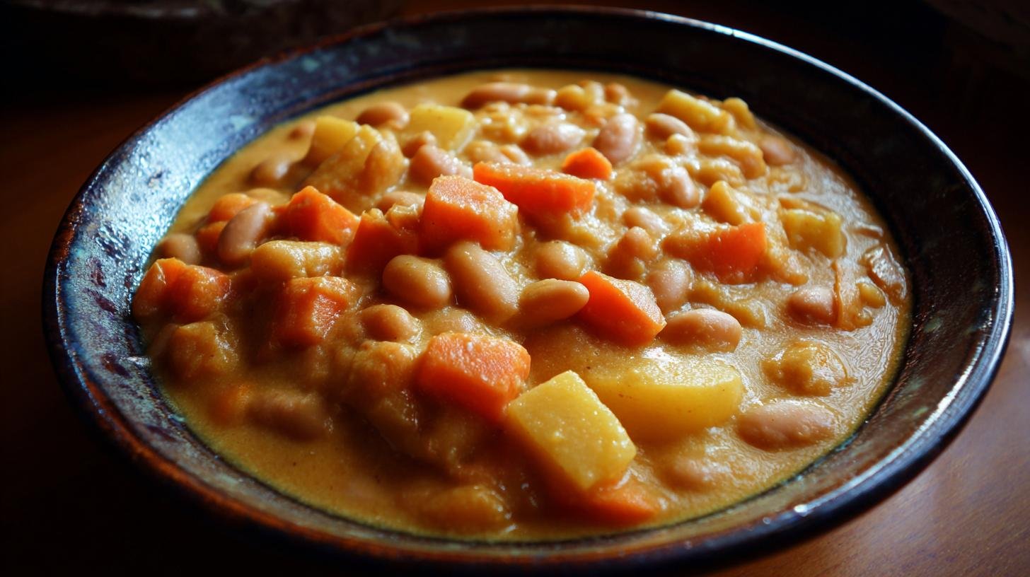 Smetanové fazole s mrkví a bramborami jako levné řešení večeře. Úspora bez ztráty chuti