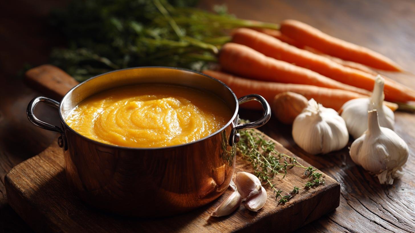 Jak udělat omáčku z kořenové zeleniny, smetany a másla bez chyb. Dokončení, servírování a úspory