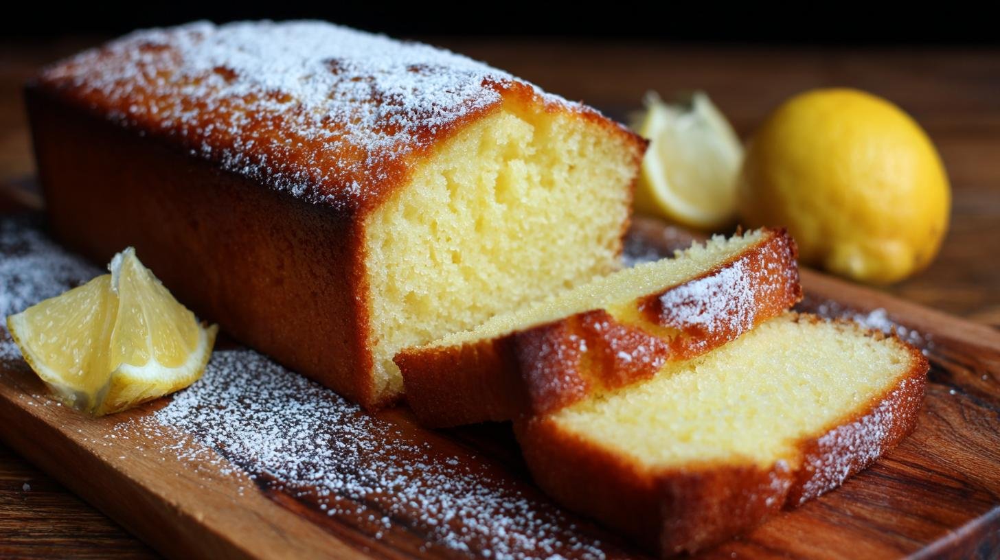 Citronový chlebíček z mouky, vajec a jogurtu bez propadů