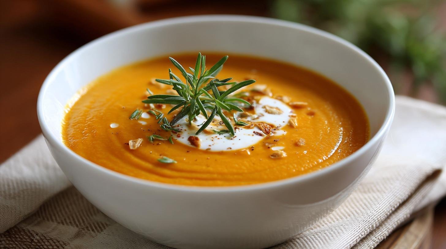 Instantní polévka: mrkev, zázvor a kokosové mléko během 10 minut. Tipy pro lepší chuť a úsporu času