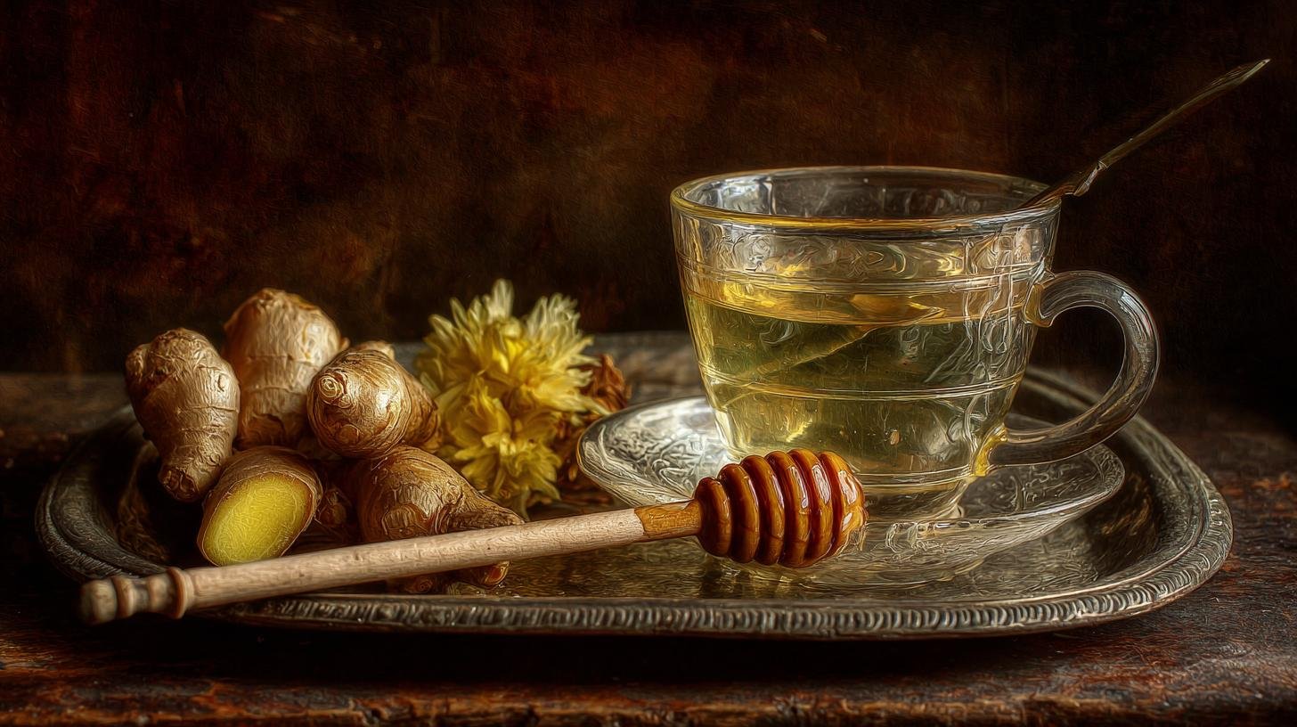 Zázvor a med: kombinace, která mění obyčejný čaj v léčivý rituál. Kdy to opravdu pomůže — a kdy opatrně