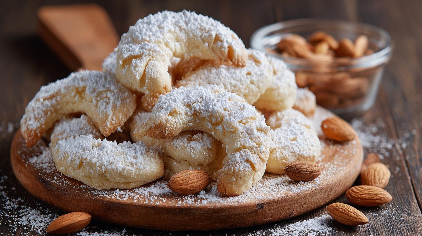 Vanilkové rohlíčky s máslem, mandlemi a moučkovým cukrem. Proč je tenhle recept tak populární