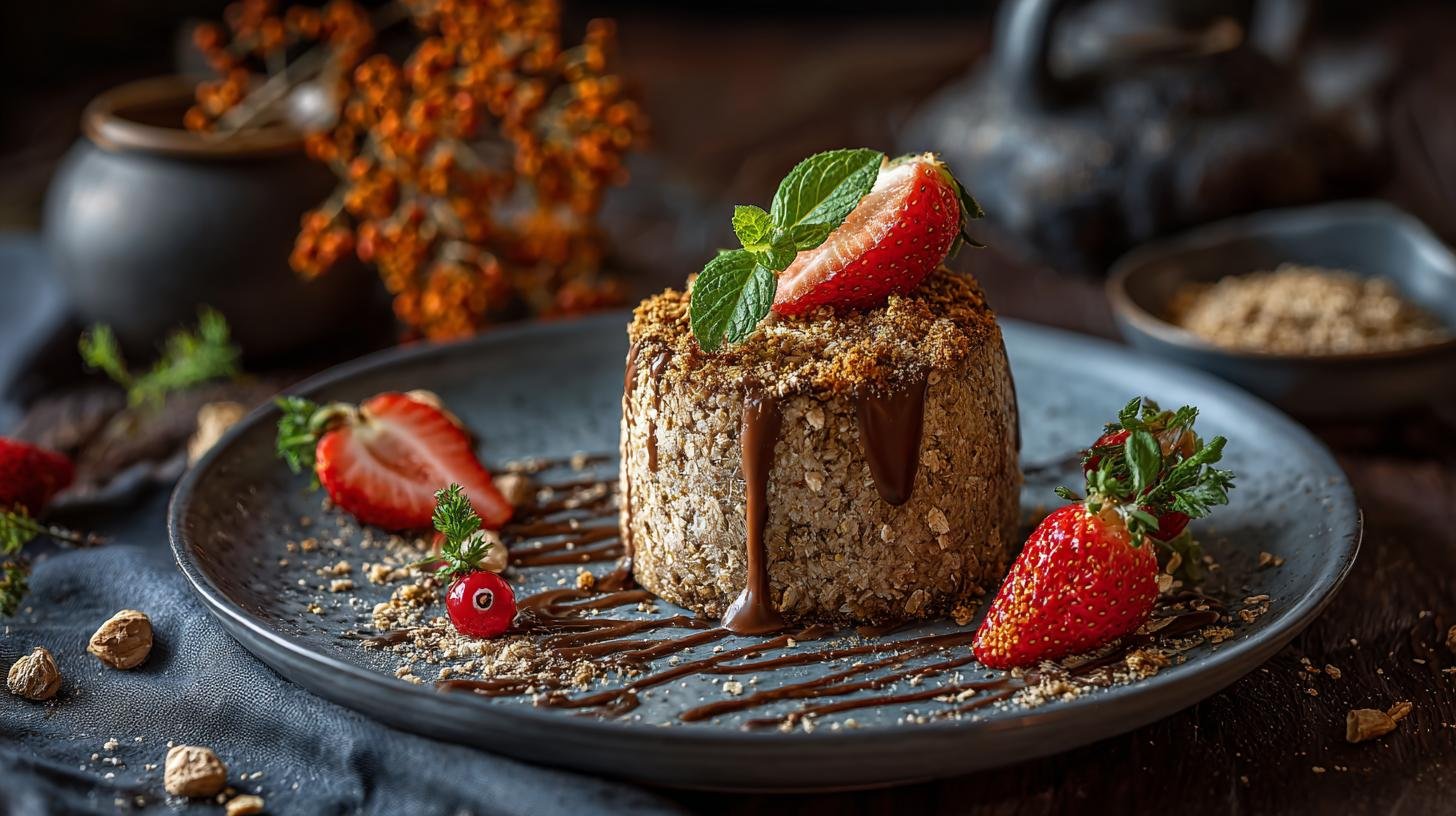 Domácí dezert s ovesnými vločkami, který je zdravý a chutný