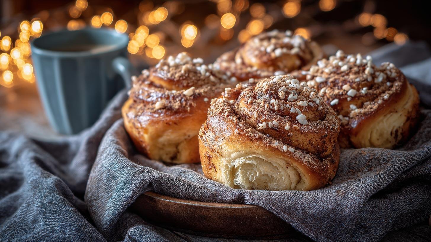 Nadýchané buchty s tvarohem, moukou a skořicí pro útulné ráno