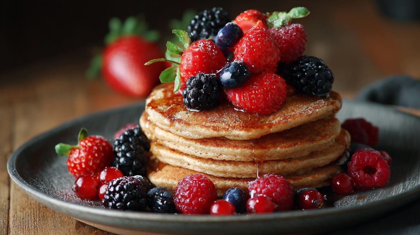 Rychlé celozrnné palačinky s lesním ovocem. Proč je to chytrá volba