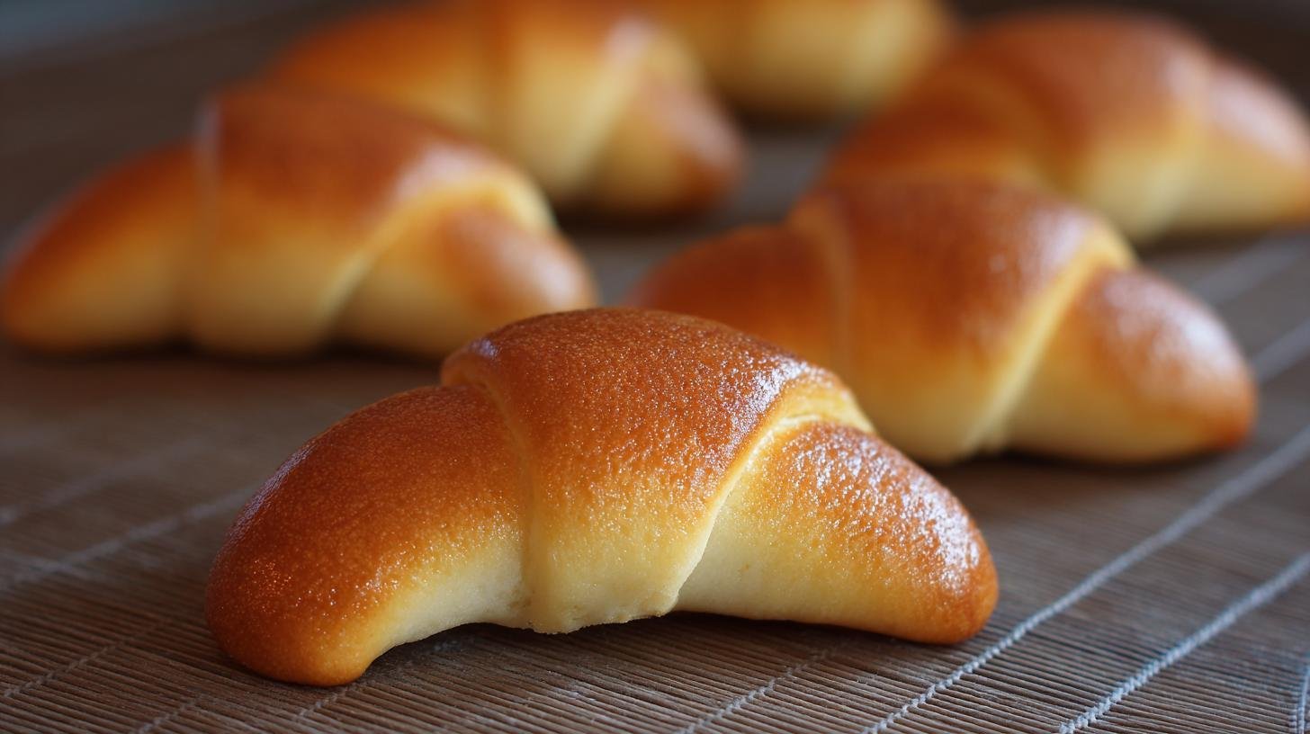 Měkké rohlíčky s ořechovou náplní bez hnětení. Postup krok za krokem Měkké rohlíčky s ořechovou náplní bez hnětení. Postup krok za krokem