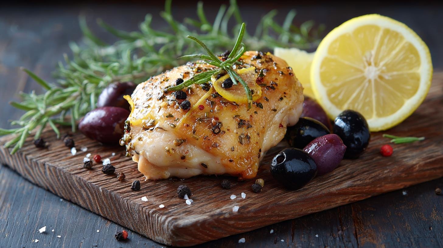 Kuřecí stehno bez kůže: marináda z česneku, oliv a citronu. Proč volit stehno bez kůže