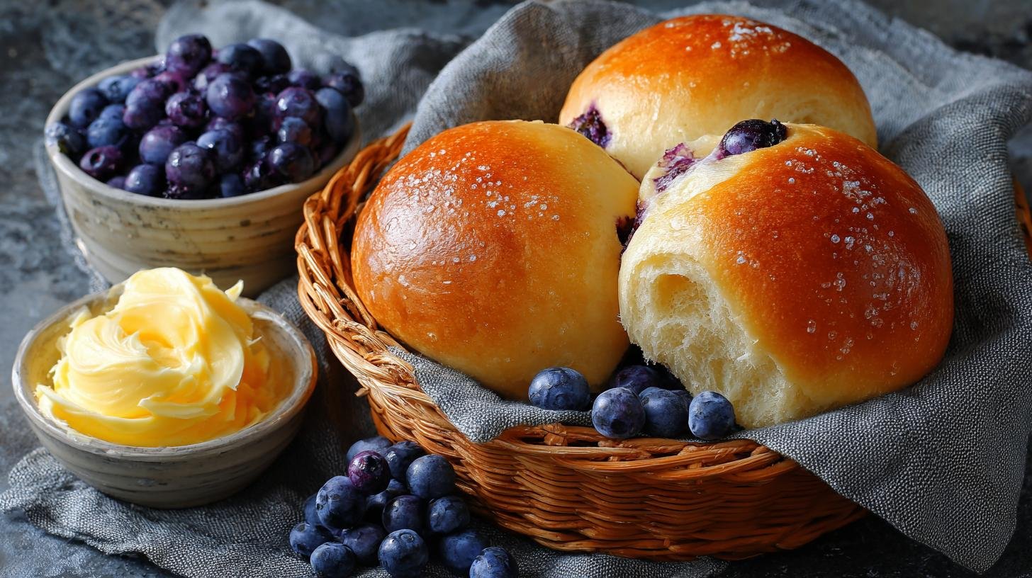 Jemné snídaňové bulky s borůvkami a máslem bez komplikací. Proč to funguje