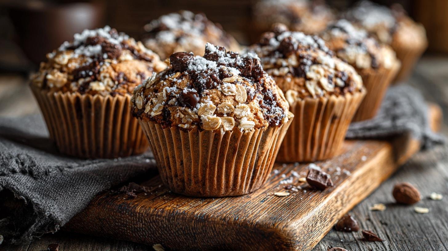 Domácí muffiny s ovesnými vločkami a čokoládou pro každou příležitost. Tajemství vláčných muffinů