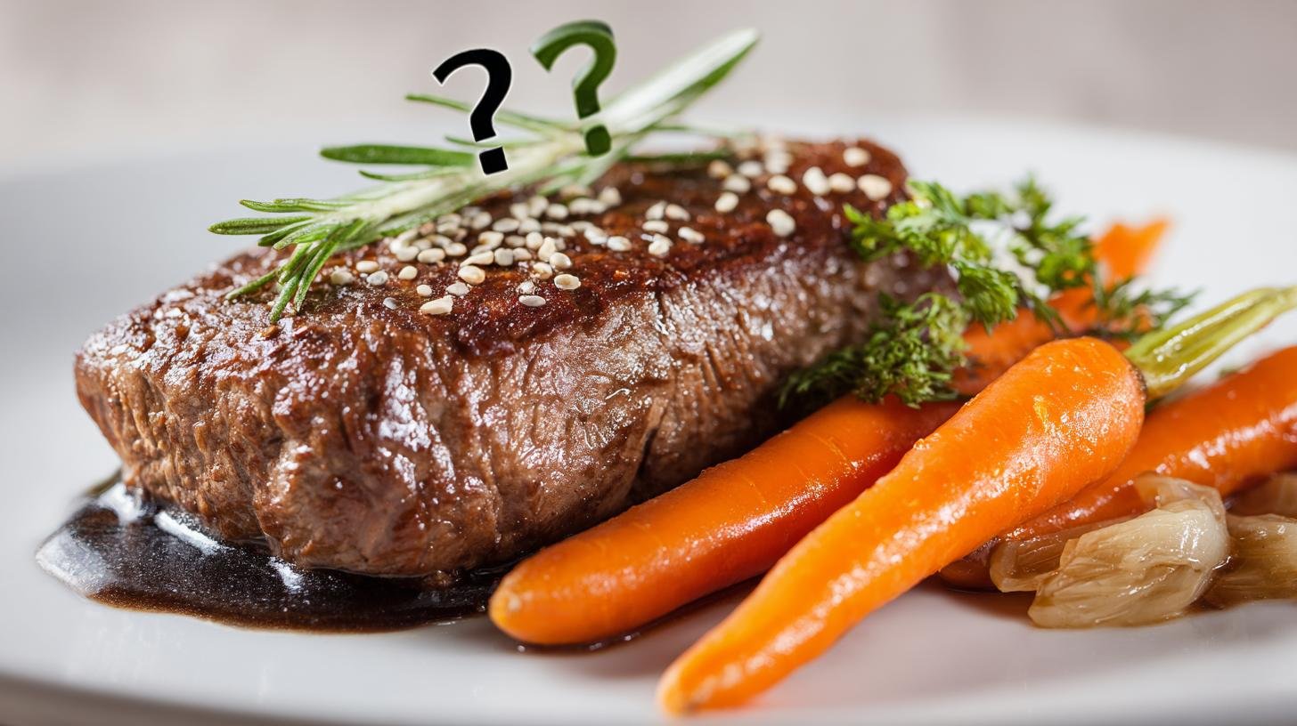 Svíčková otázka — smetana nebo křen: hovězí, mrkev a koření