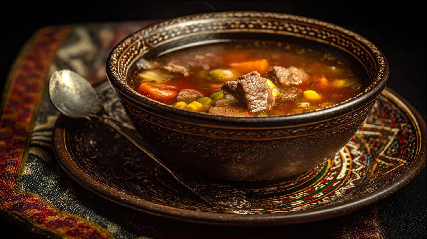 Polévka z hovězího masa a zeleniny: návrat ke skutečné chuti domova