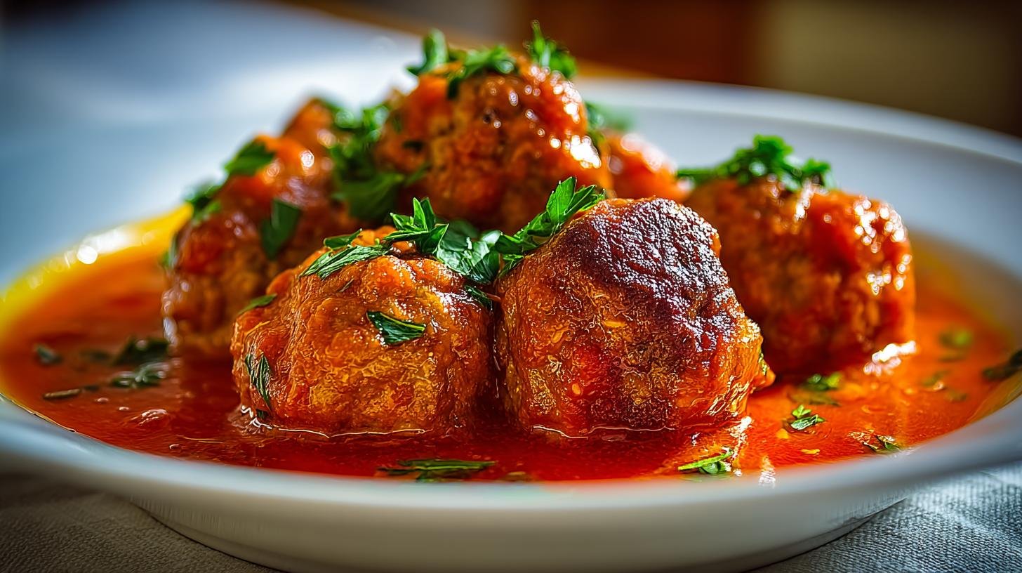 Masové koule v rajčatové omáčce – jednoduchý trik pro dokonalou šťavnatost. Proč kuličky vysychají a jak tomu předcházet