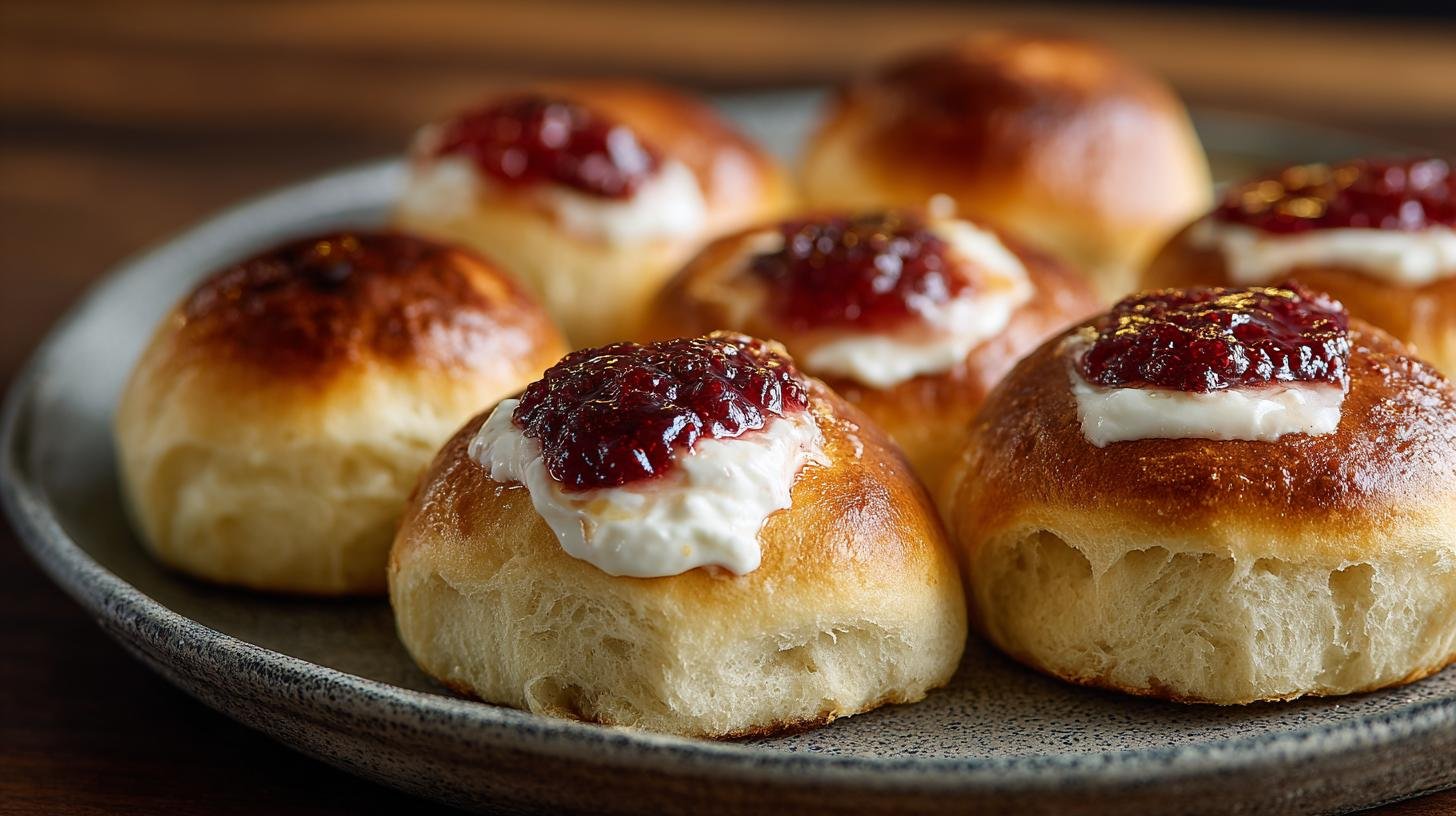 Rychlé buchty s povidly a tvarohem z jedné mísy