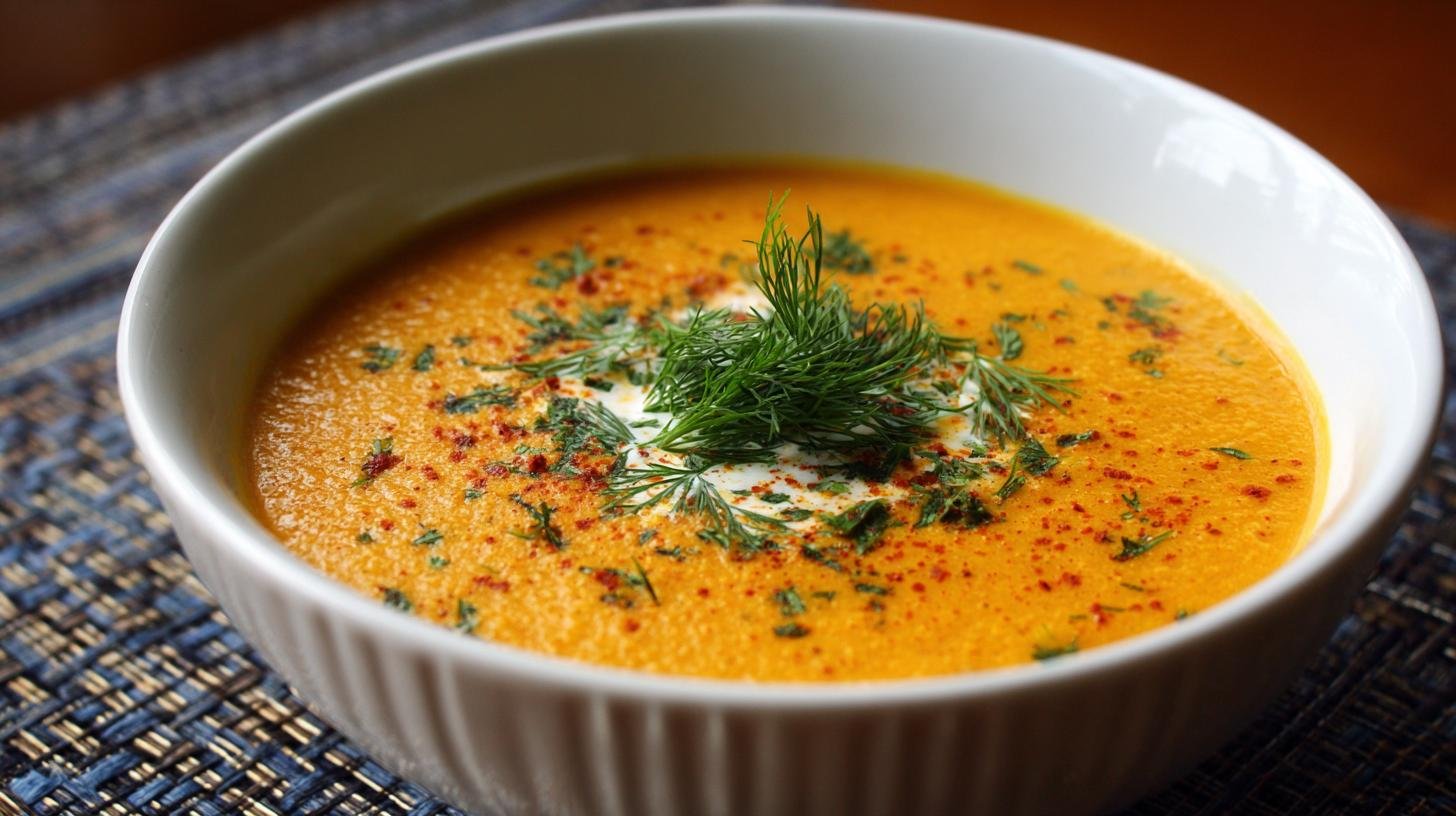 Mrkvová polévka s kokosovým mlékem: zdraví a chuť v jedné misce
