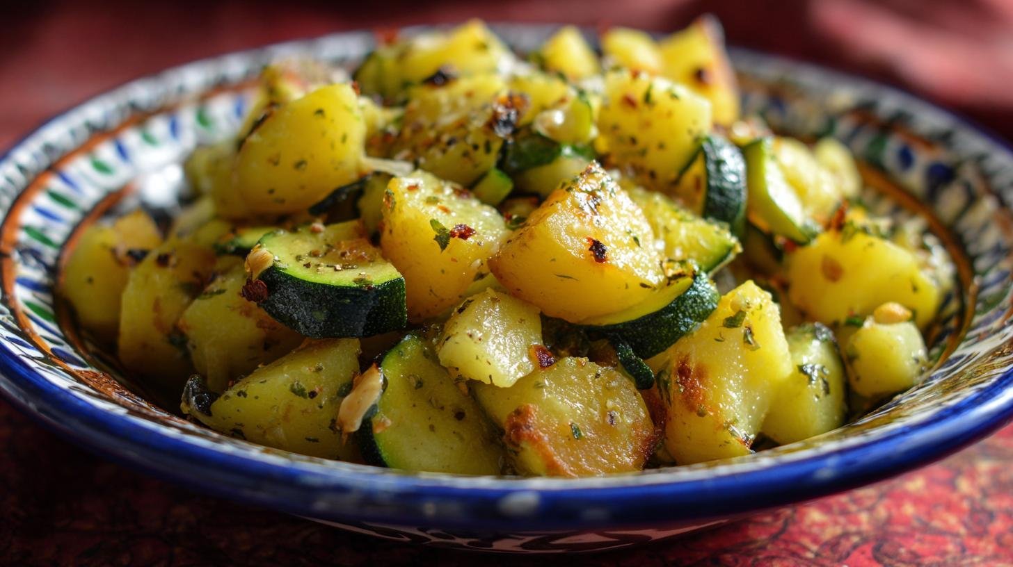 Jak spojit brambory, cuketu a česnek do jídla za 15 minut. Co potřebujete