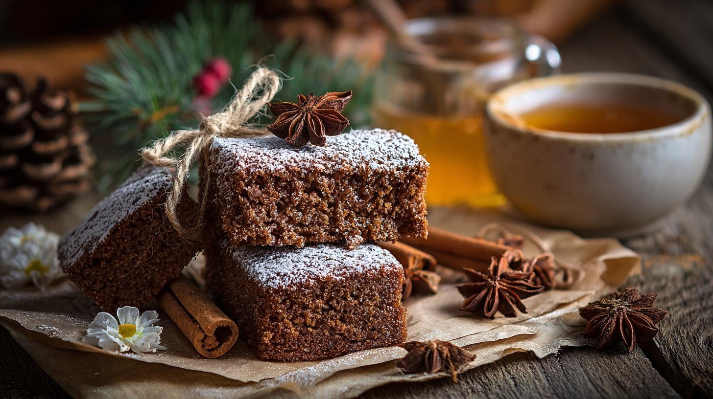 Perník z kakaa, medu a skořice, který zůstane dlouho vláčný