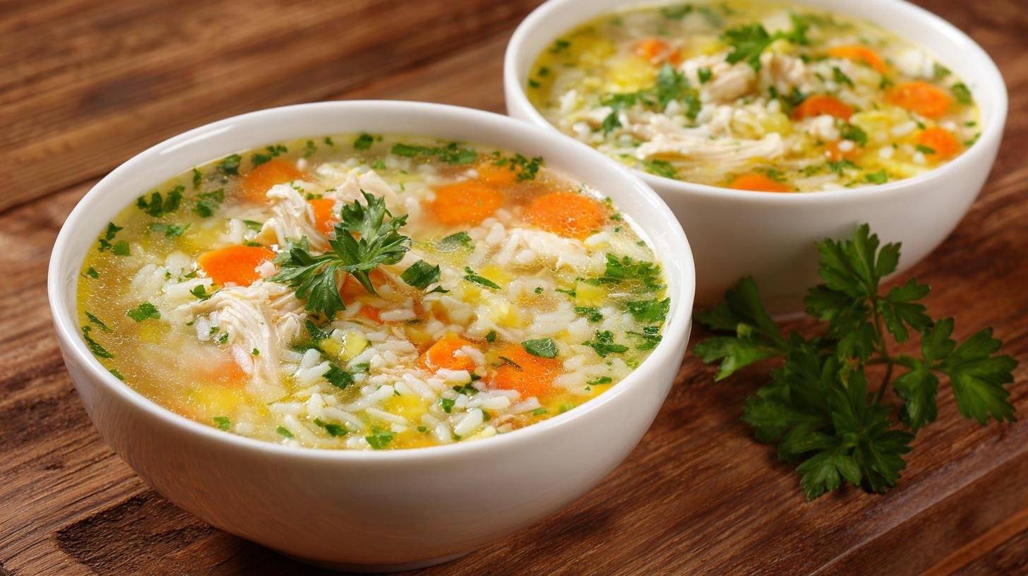Domácí kuřecí polévka s rýží a mrkví správným způsobem. Ingredience a co ušetříte