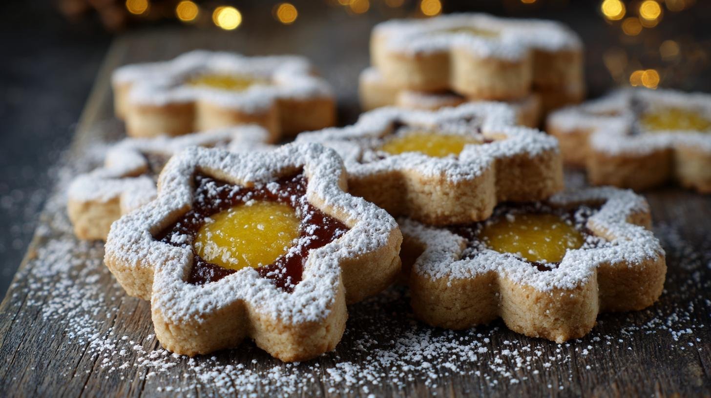 Vánoční linecké cukroví s máslem a citronem konečně drží tvar