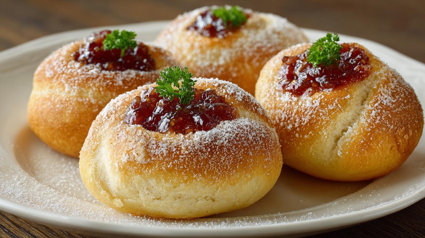 Koláčky s tvarohem a povidly správným způsobem bez trhlin. Plnění a uzavření: triky bez trhlin