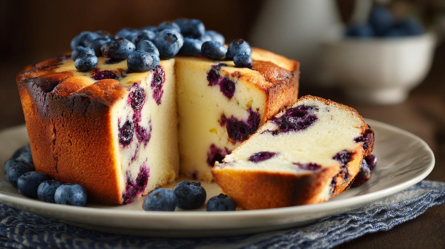 Jogurtový koláč s borůvkami – sladkost bez výčitek. Když chcete něco navíc