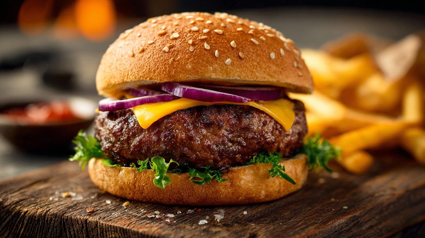 Klasický hovězí karbanátek, který se nerozpadne