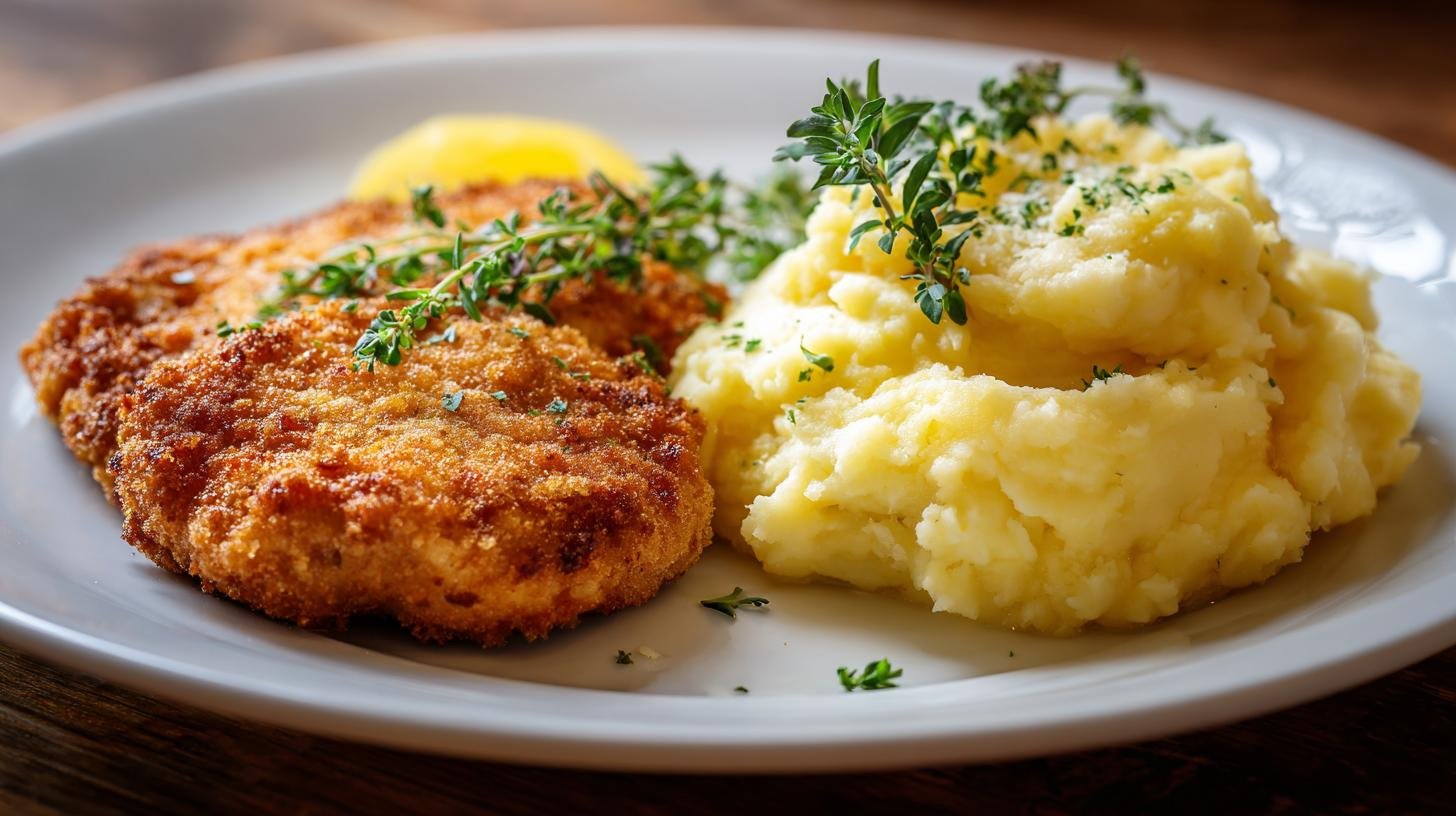 Kuřecí řízek s bramborovou kaší nadýchaný. Tajemství a úsporné tipy profesionálů