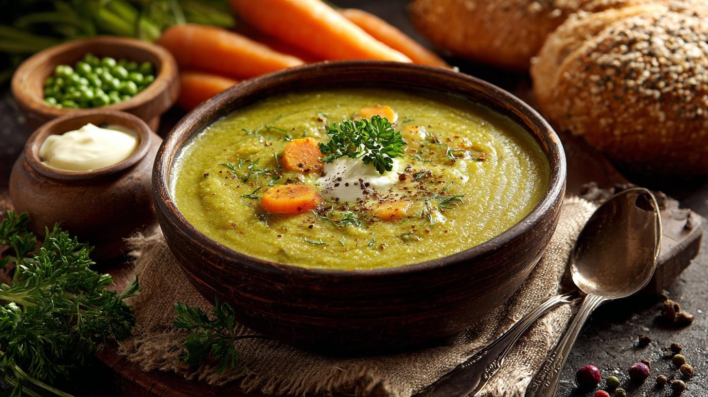 Hrachová polévka se zeleninou sytá bez zahuštění. Proč volit variantu bez zahuštění