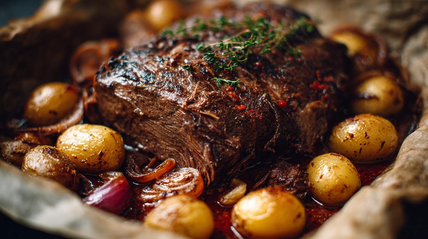 Hovězí na cibuli s bramborami pomalé a měkké. Proč pomalé vaření dává smysl