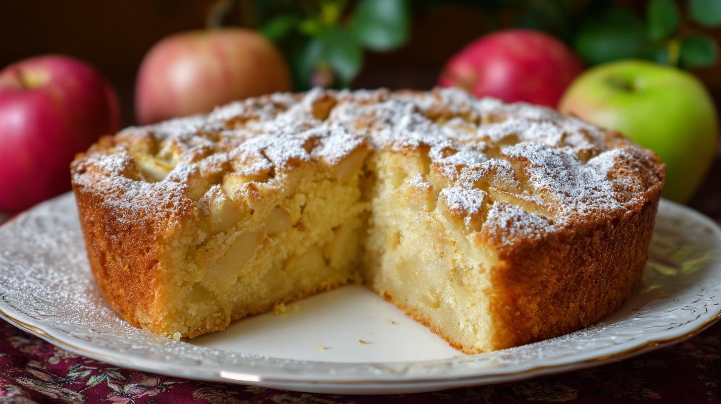 Jak připravit vláčný koláč s jablky a máslem za 20 minut