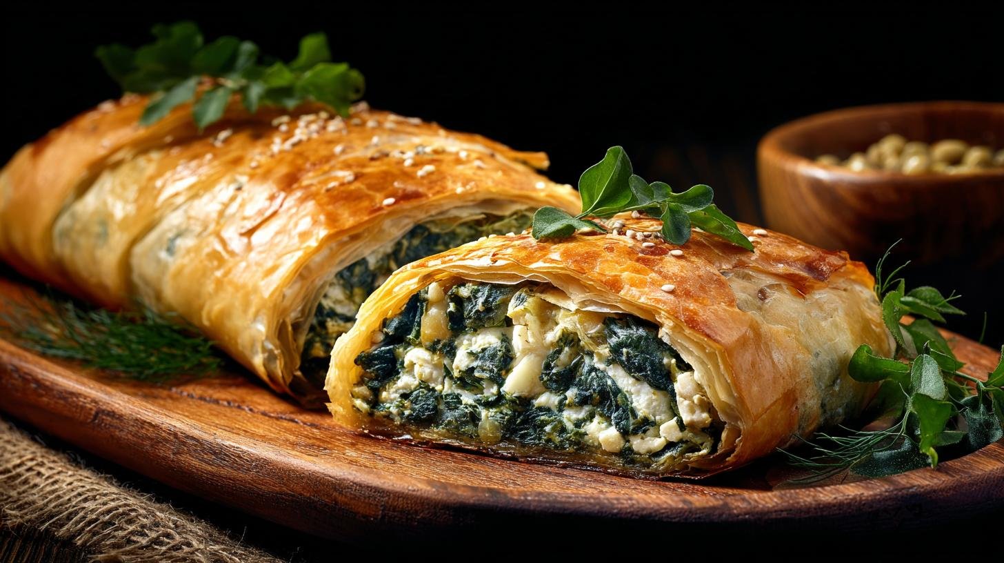 Slaný závin se špenátem a sýrem pro klidný večer