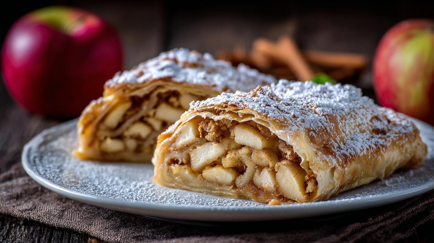 Jablečný závin s moukou a skořicí chutná lépe než dřív